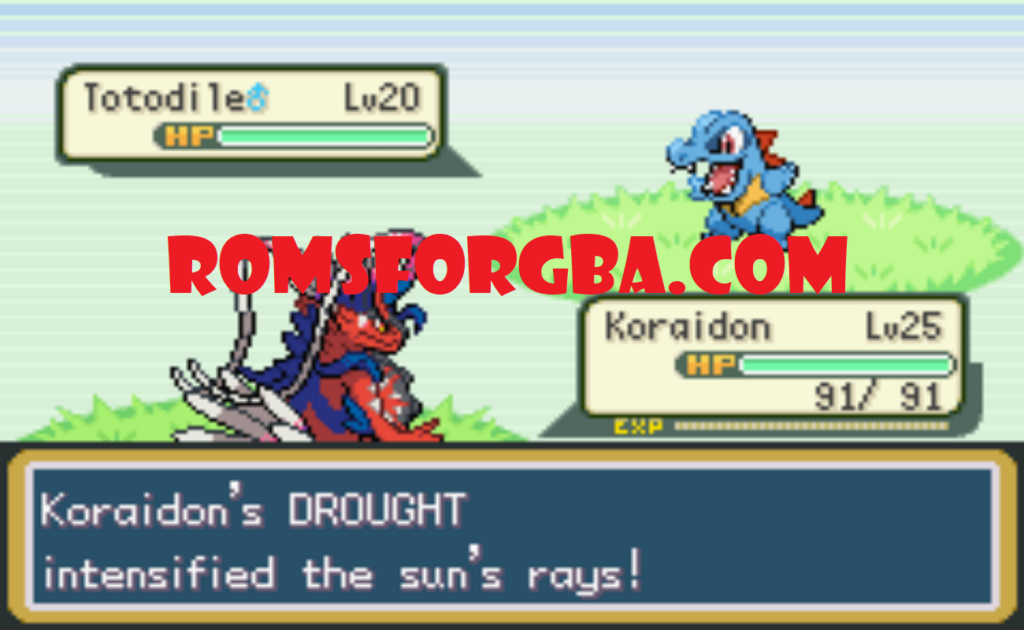 Screenshot Of Pokemon The Teal Mask GBA Hack