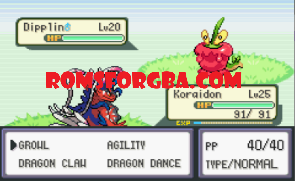 Screenshot Of Pokemon The Teal Mask GBA ROM Hack