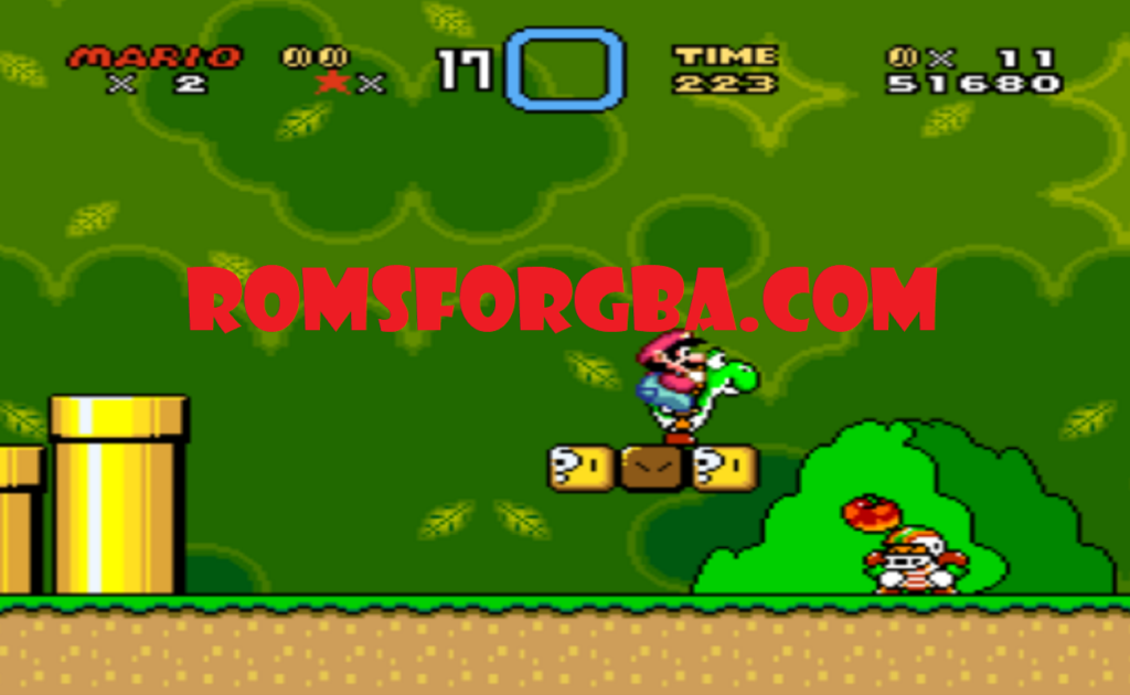 Screenshot Of Super Mario World ROM Hack
