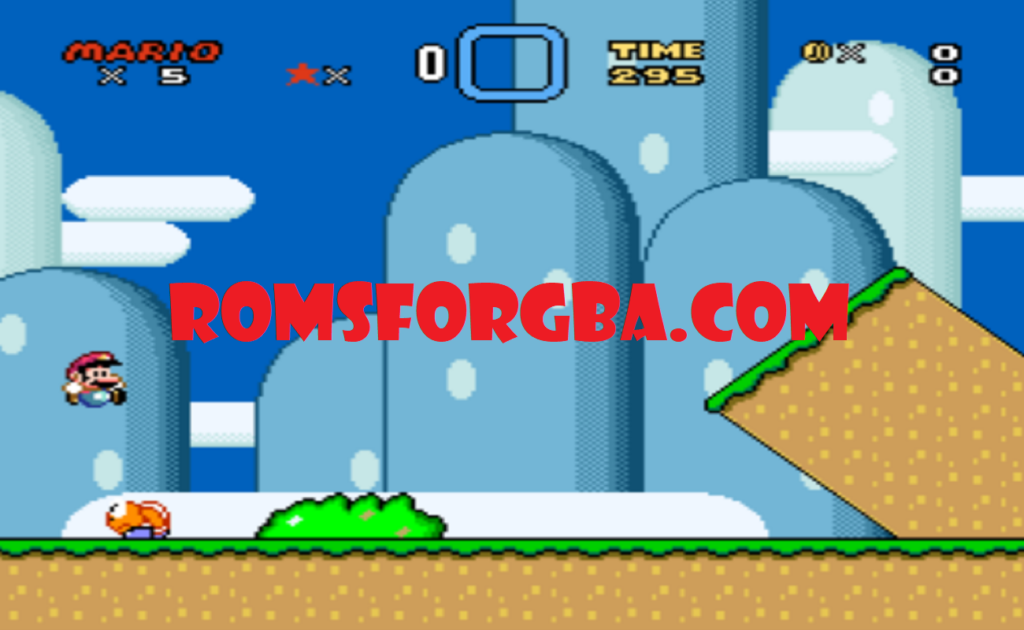 Screenshot Of Super Mario World SNES ROM