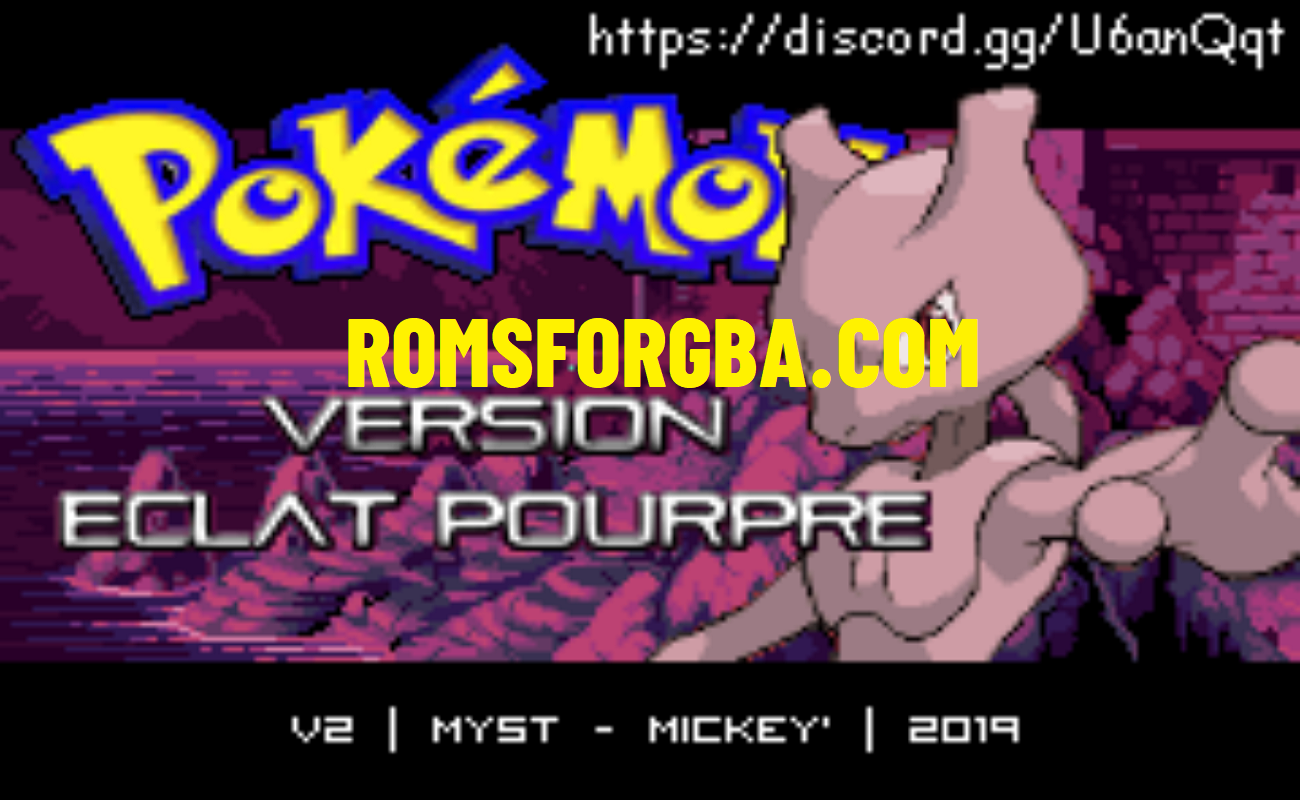 Pokemon Eclat Pourpre GBA ROM Hack Download [V2.0]