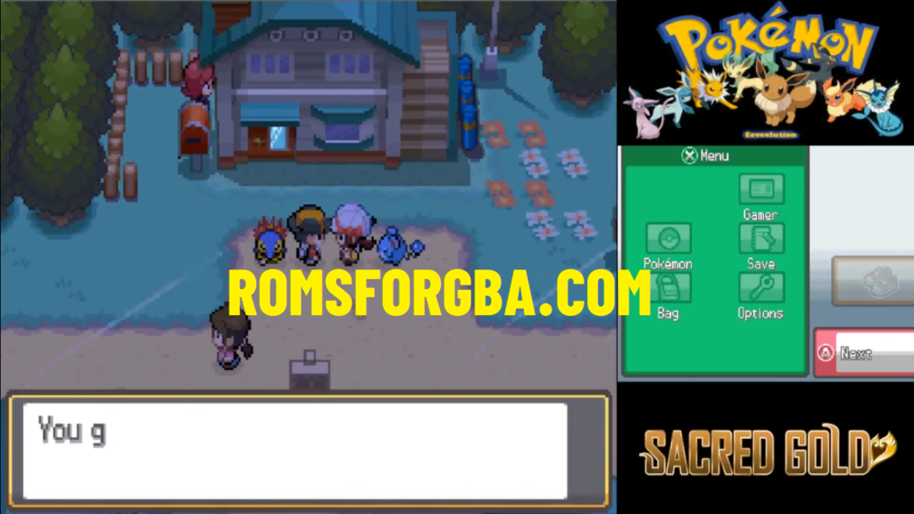 Pokemon Sacred Gold NEW NDS ROM Hack