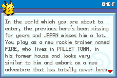 Screenshot of Pokemon False Red Redux GBA
